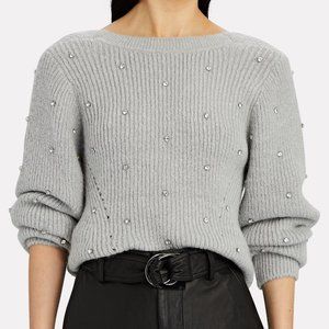Self Portrait Diamante Back Twist Sweater